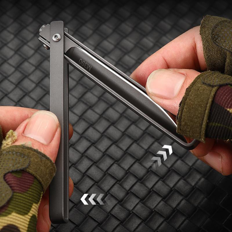Handle Folding Outdoor Pocket Tool with Leather Case