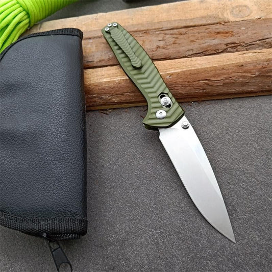 BM781 Green D2 Steel Folding Outdoor Knife