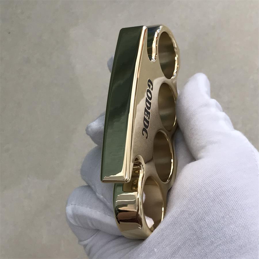 Black Wax GODEC Classic Mirror Polished Brass Large Hole Outdoor Tool