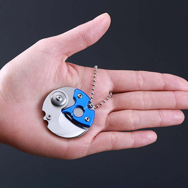Mini Coin Keychain Pendant EDC Tool