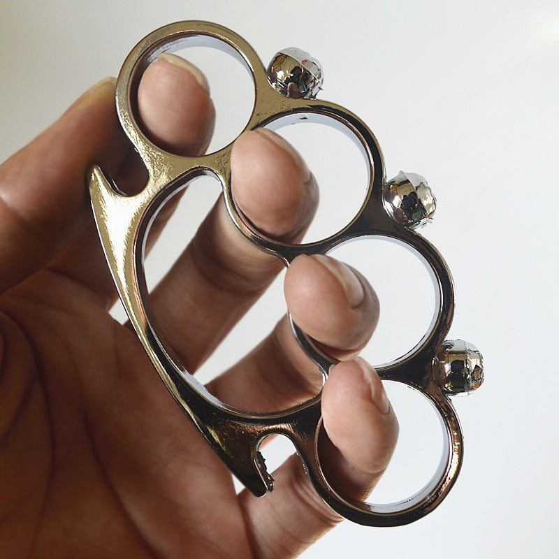 Four-finger Zinc Outdoor Camping Pocket EDC Tool