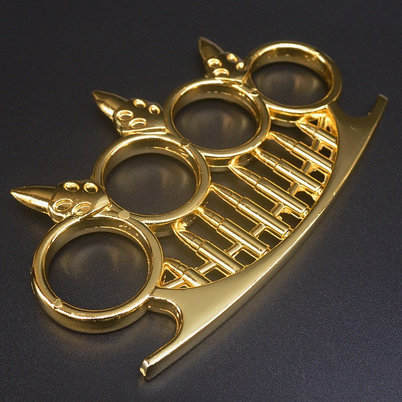Zinc Alloy Four-finger Fence with Smile Shape Outdoor Tool