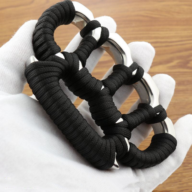 Thickened Steel EDC Bottle Opener Tool with Paracord