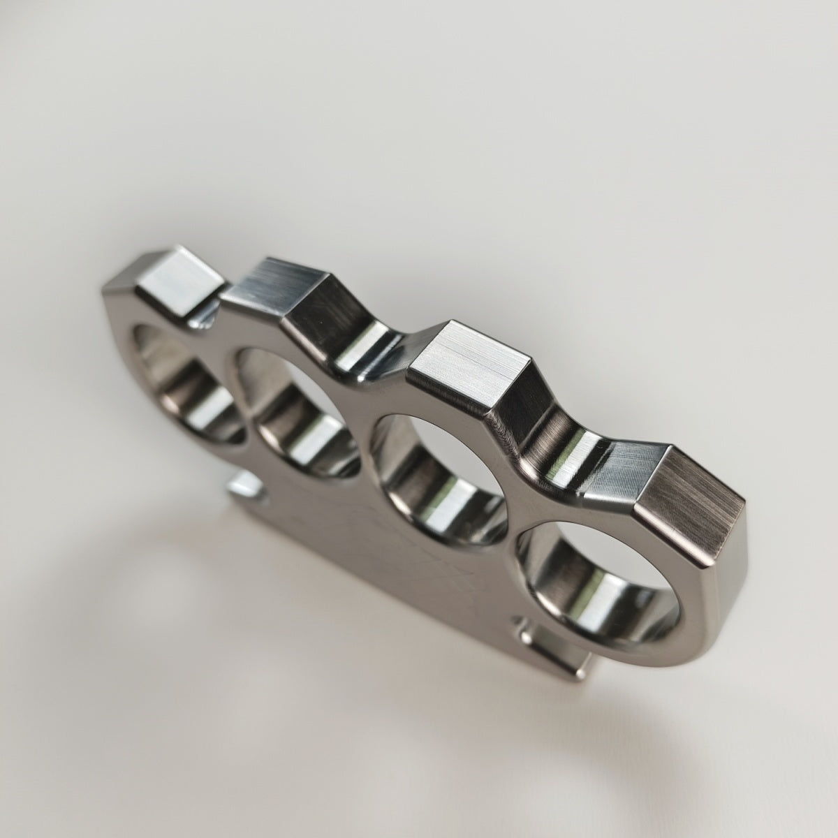 Steel Corrugated Skull Pattern Large Hole Bottle Opener EDC Tool