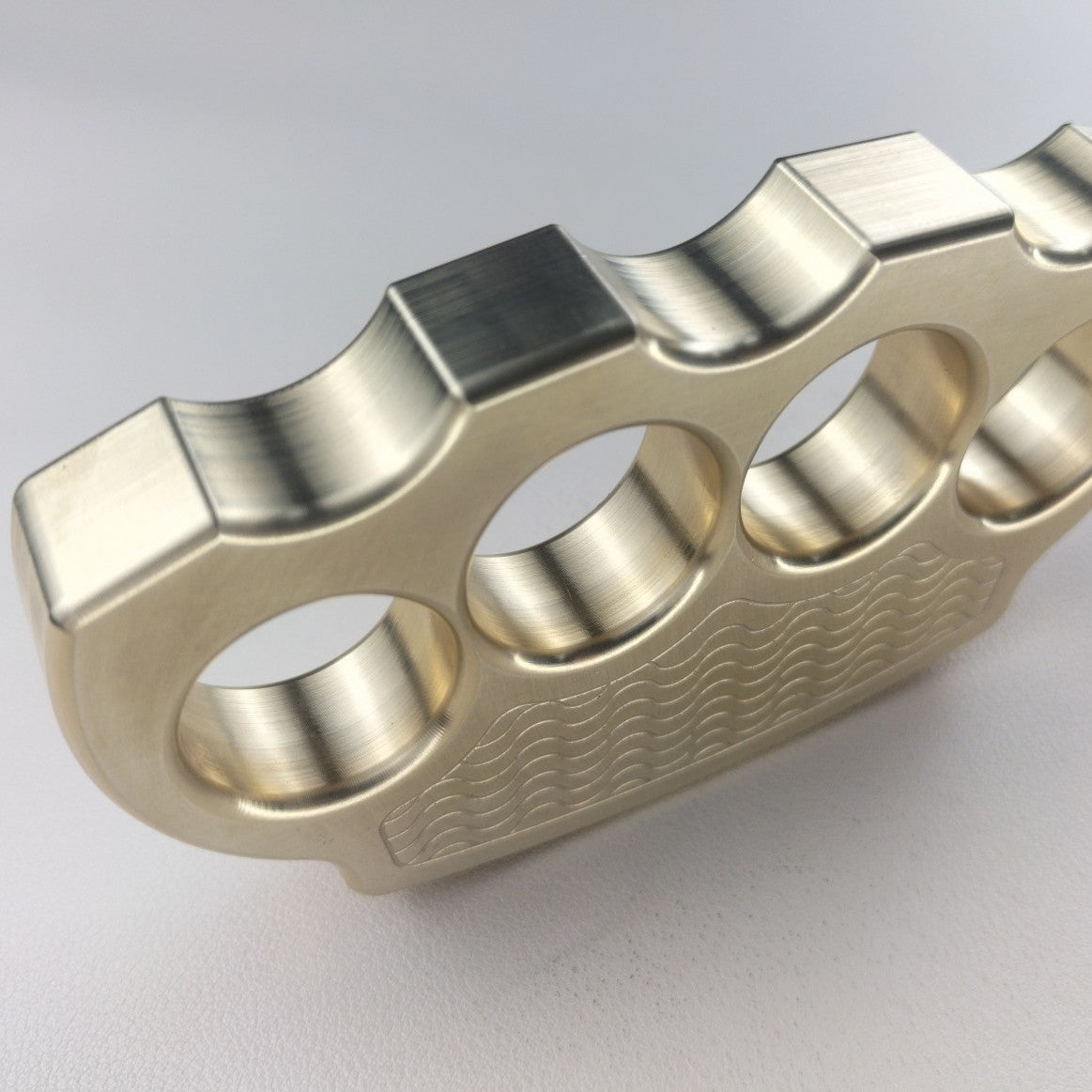Brass Straight Wave Outdoor EDC Tools