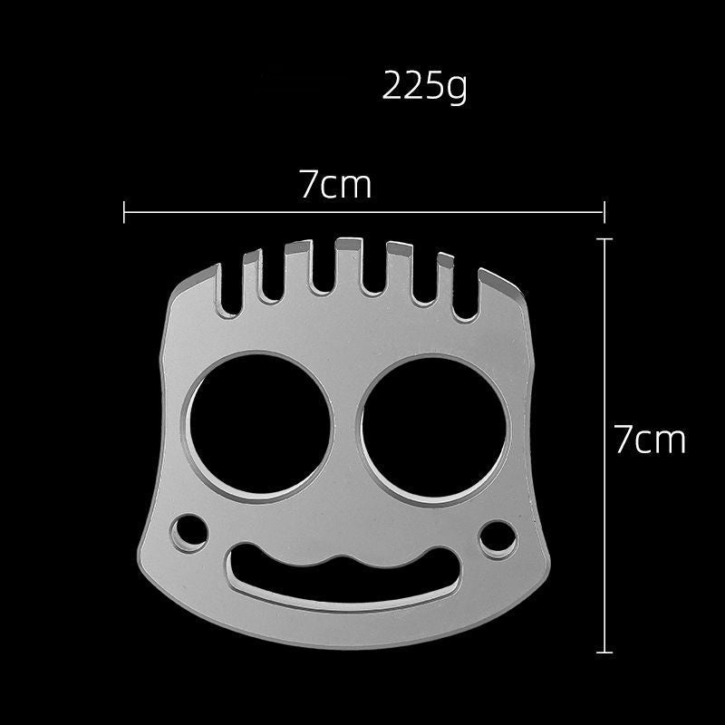 Smiling Blush Skull Multi-function Steel EDC Tool