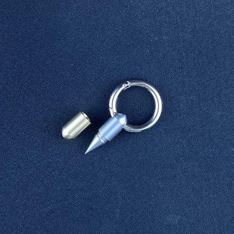 Mini Capsule Open Box Portable Keychain Charm