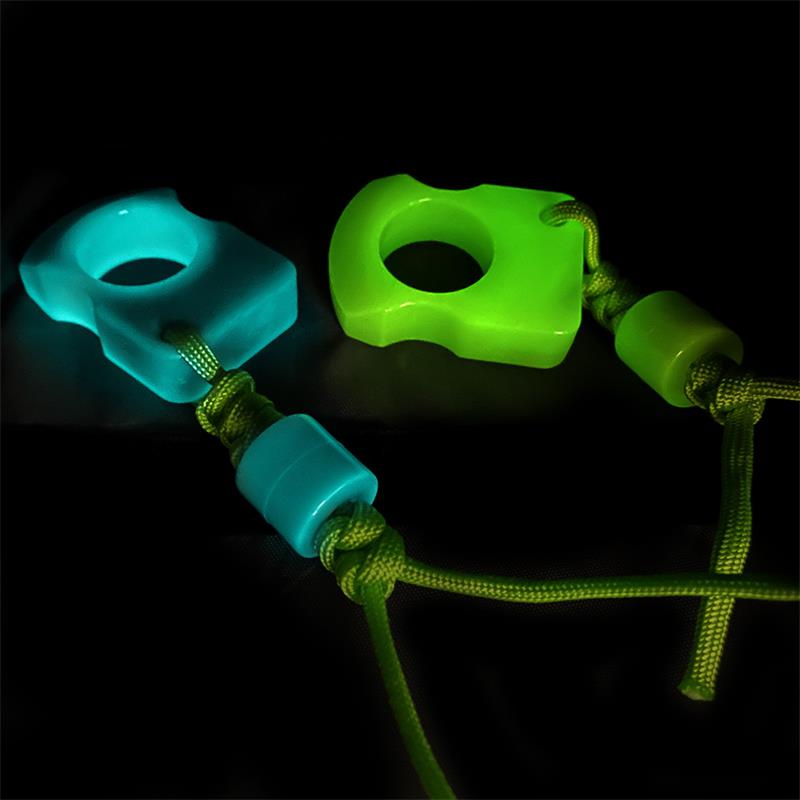 Single Hole PA Plastic Fluorescent Outdoor Portable EDC Outdoor Tool
