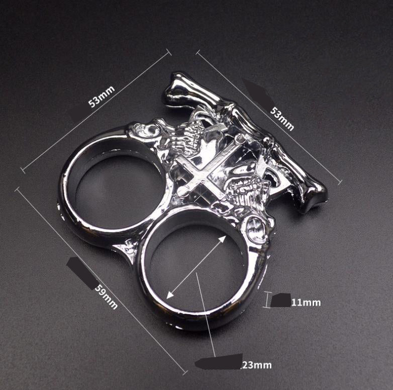 Zinc Alloy Back To Back Thinker Shape Outdoor Tool