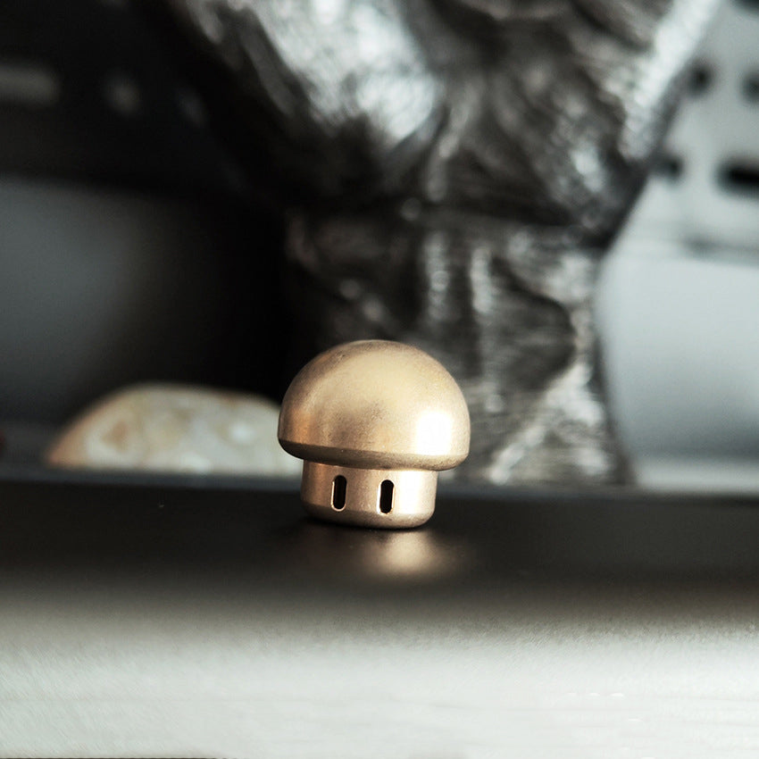 Brass Mushroom Pendant Umbrella Rope DIY Tool