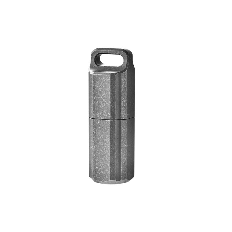 Titanium Sealed Waterproof Keychain Box