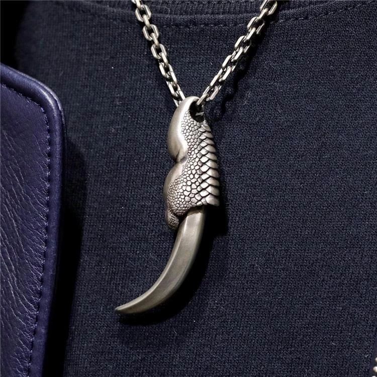 Carved Pendant Necklace EDC Tools Backpack Decoration