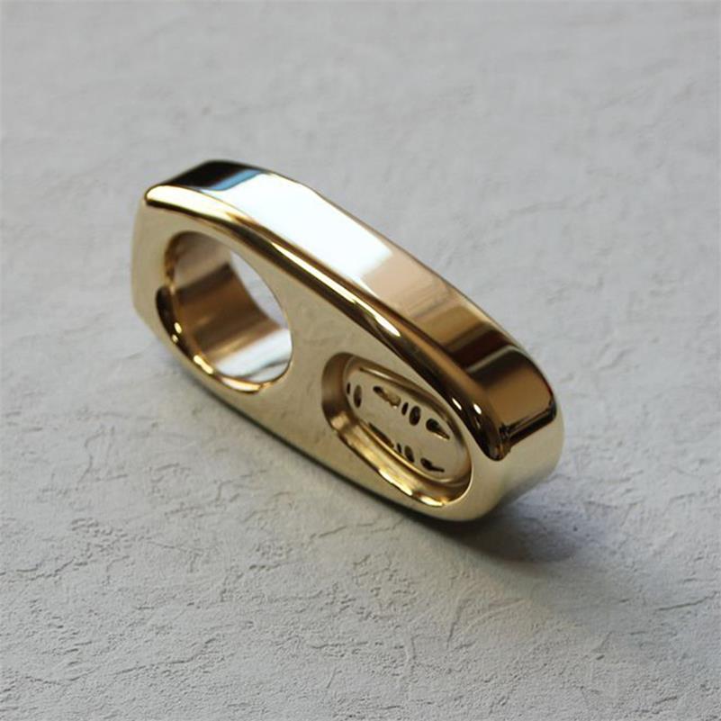 Mini Exquisite Brass One Hole Edc Backpack Outdoor Tool