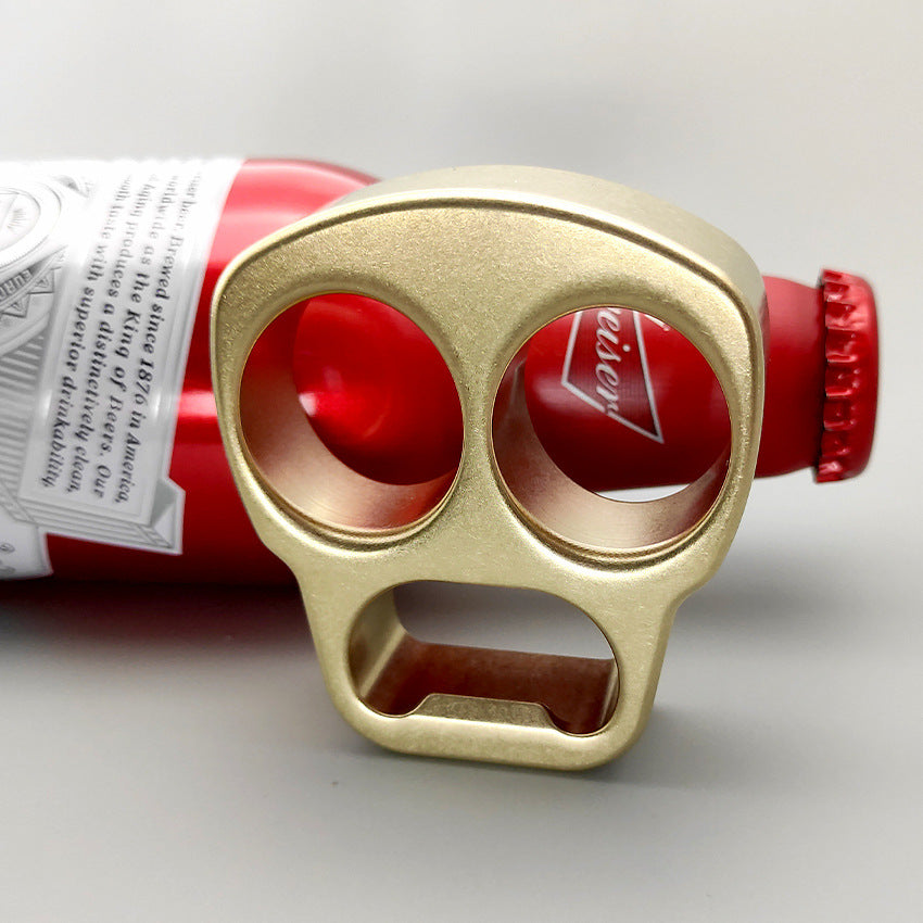 Skull Bottle Opening EDC Brass Outdoor Portable Tool