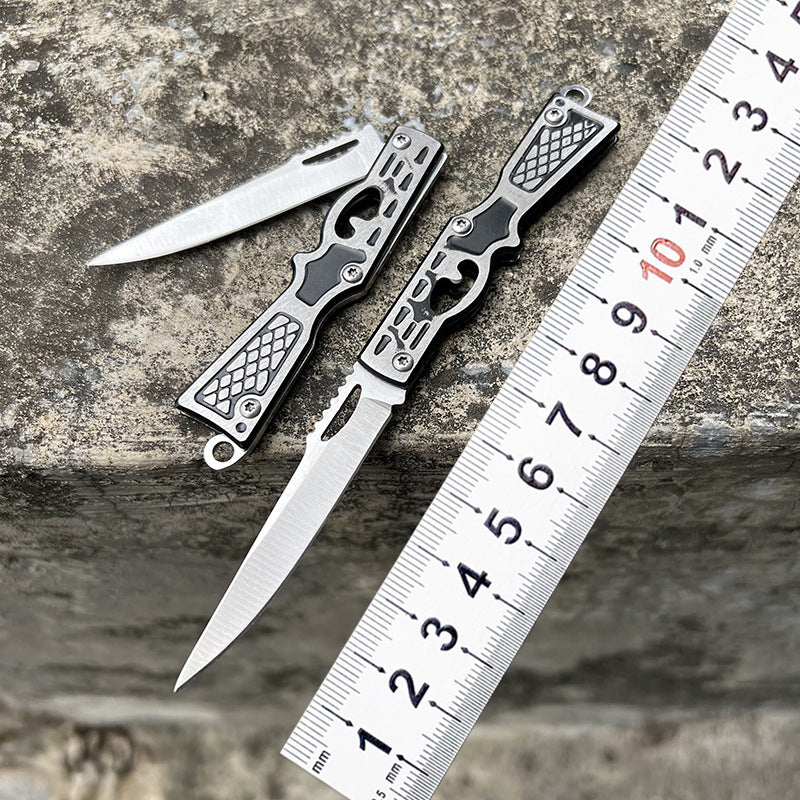 Creative Mini Folding Keychain Pendant Decoration Invisible Tool