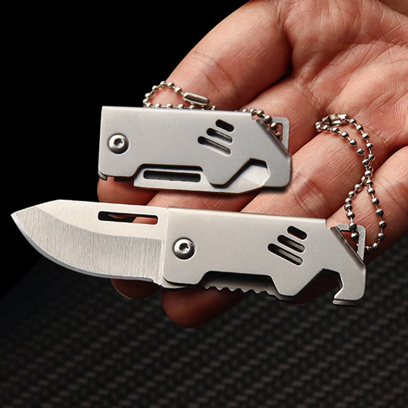 Mini Folding Keychain Pendant Bottle Opener EDC Tool