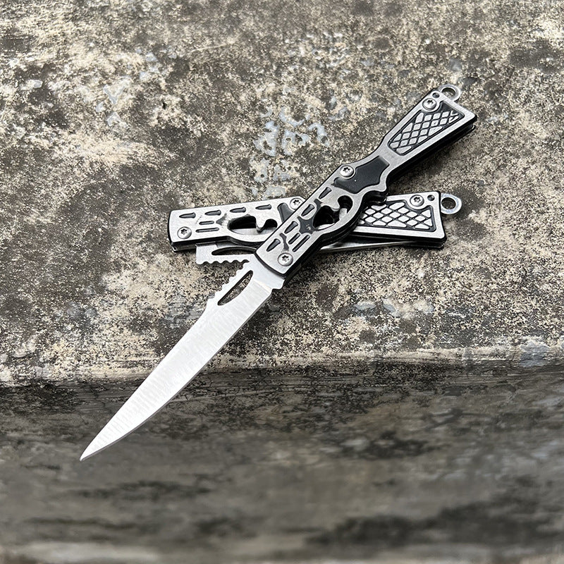 Creative Mini Folding Keychain Pendant Decoration Invisible Tool