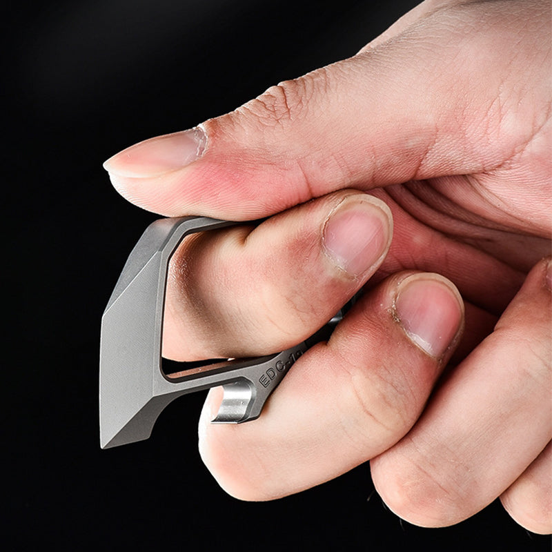 Multifunctional Pendant Titanium Bottle Opener Outdoor Tool
