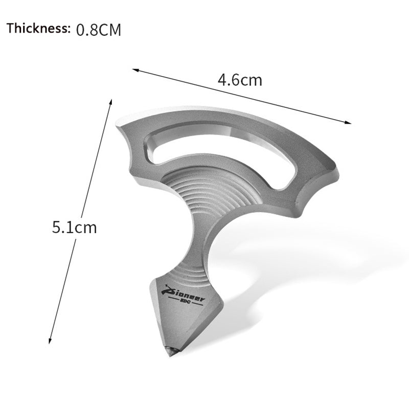 Pendant Titanium Alloy Tungsten Steel Outdoor Edc Backpack Tool