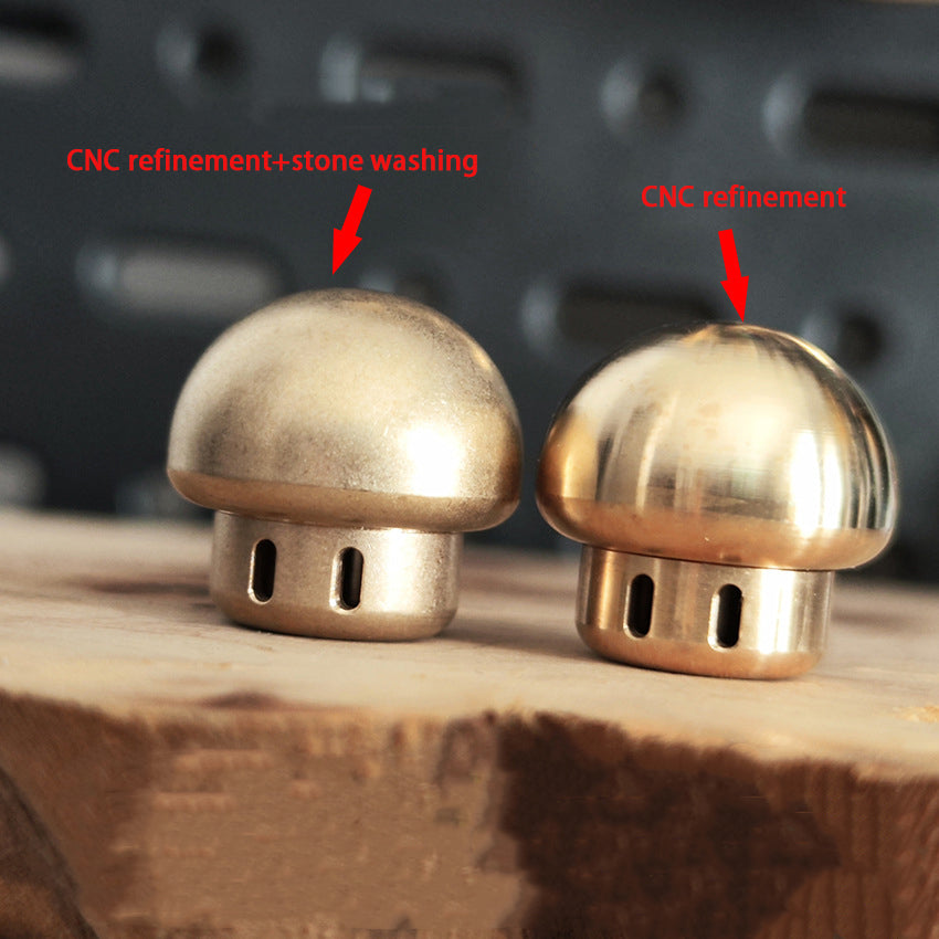Brass Mushroom Pendant Umbrella Rope DIY Tool
