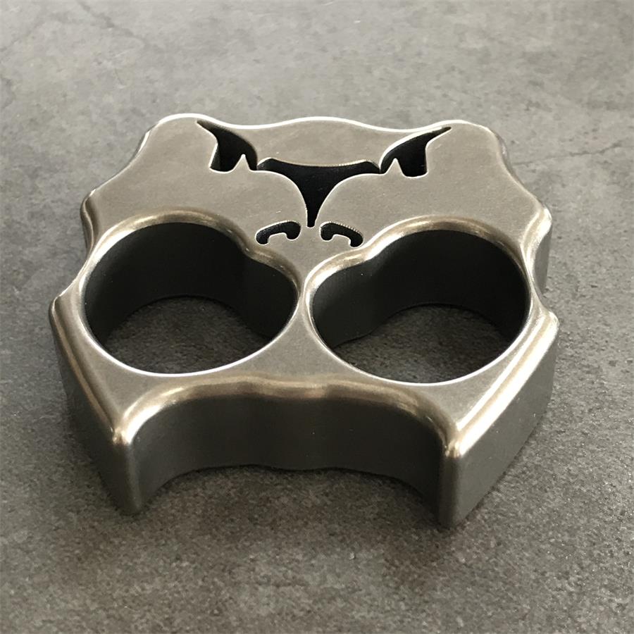 GODEDC Titanium TC21 Dog Head Two Hole Outdoor Tool
