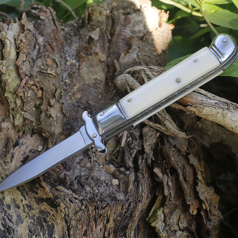 Beef Bone Handle Folding Portable Outdoor Tool