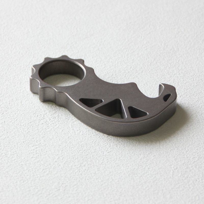 Titanium Monster Bottle Opener Multi-Function Keychain EDC Backpack Tool