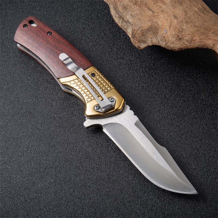Wooden Handle Outdoor Folding Steel Tool