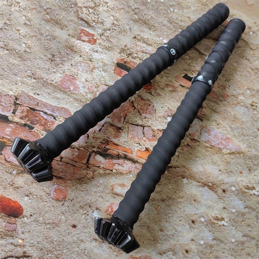 Black 2 Pcs Outdoor Tool