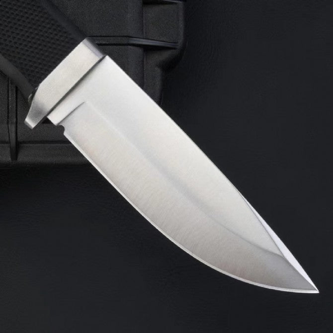 Powder Steel with Thermoplastic TPR Handle Outdoor Knife
