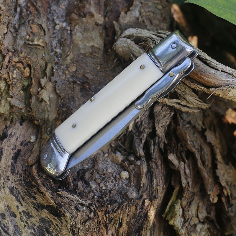 Beef Bone Handle Folding Portable Outdoor Tool
