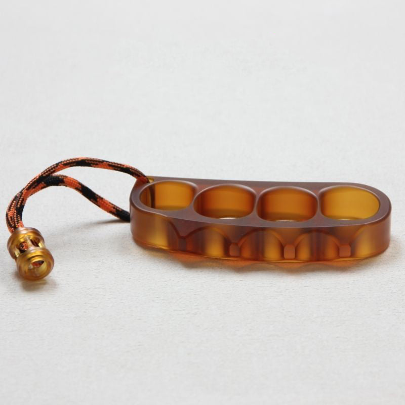 Large Amber Pea Outdoor EDC Tool