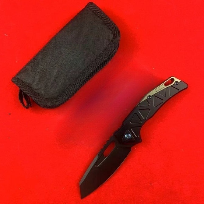 FX552 Black Titanium Coated Aviation Aluminum Handle Outdoor Folding Knife
