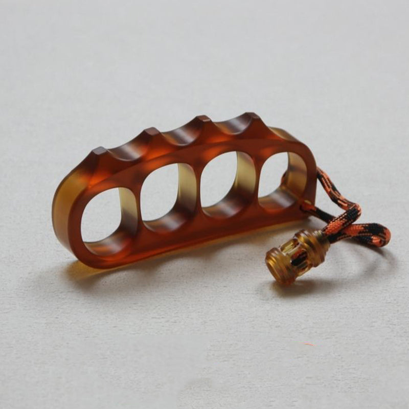 Large Amber Pea Outdoor EDC Tool