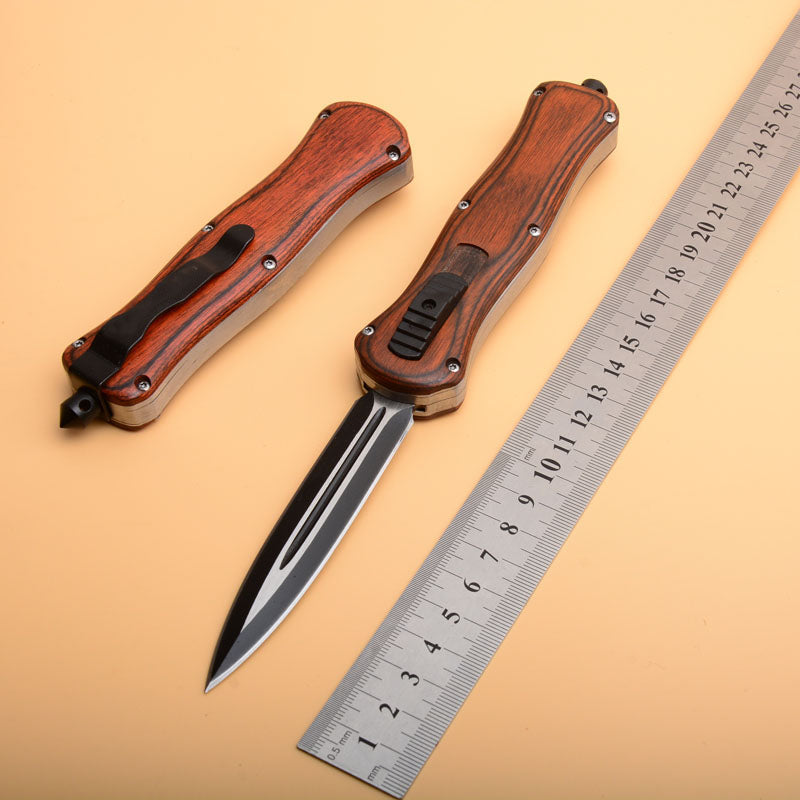 Wood Handle EDC Camping Pocket Tool