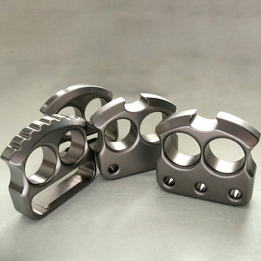Multifunctional Light Weight Two Hole Titanium Alloy Bottle Opener Easy To Carry