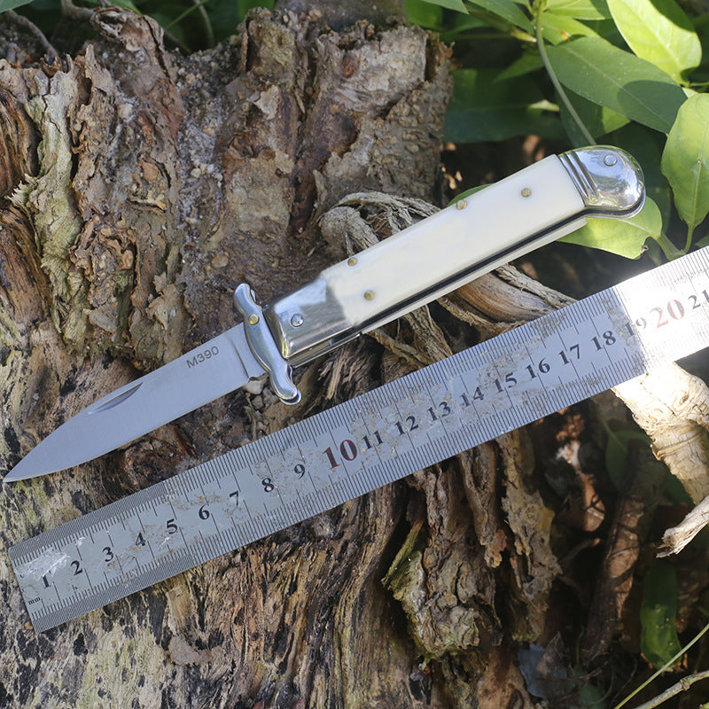Beef Bone Handle Folding Portable Outdoor Tool