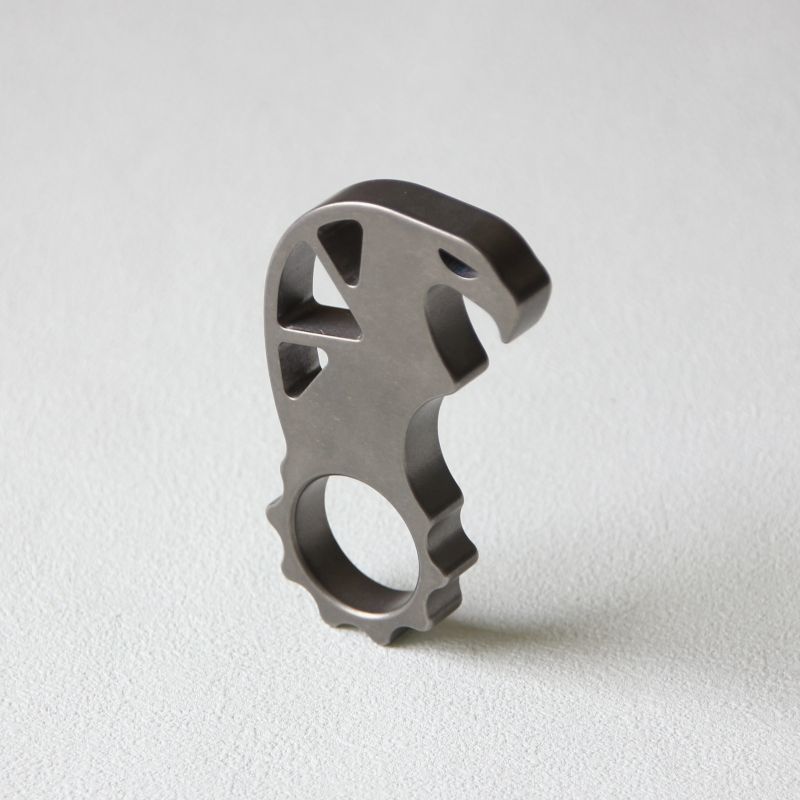 Titanium Monster Bottle Opener Multi-Function Keychain EDC Backpack Tool
