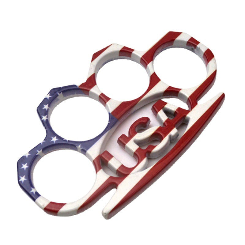 Patterned Finger Outdoor Camping Ring EDC Tool