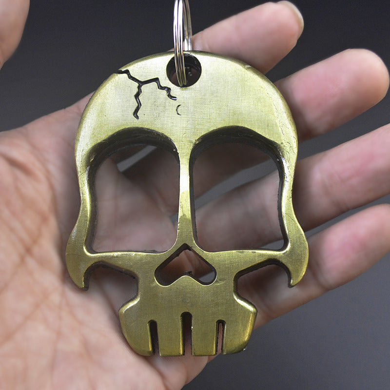 Weighted and Thickened Skull Multi-function Bottle Opener