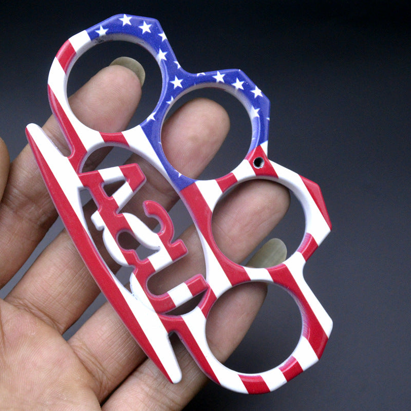 Patterned Finger Outdoor Camping Ring EDC Tool