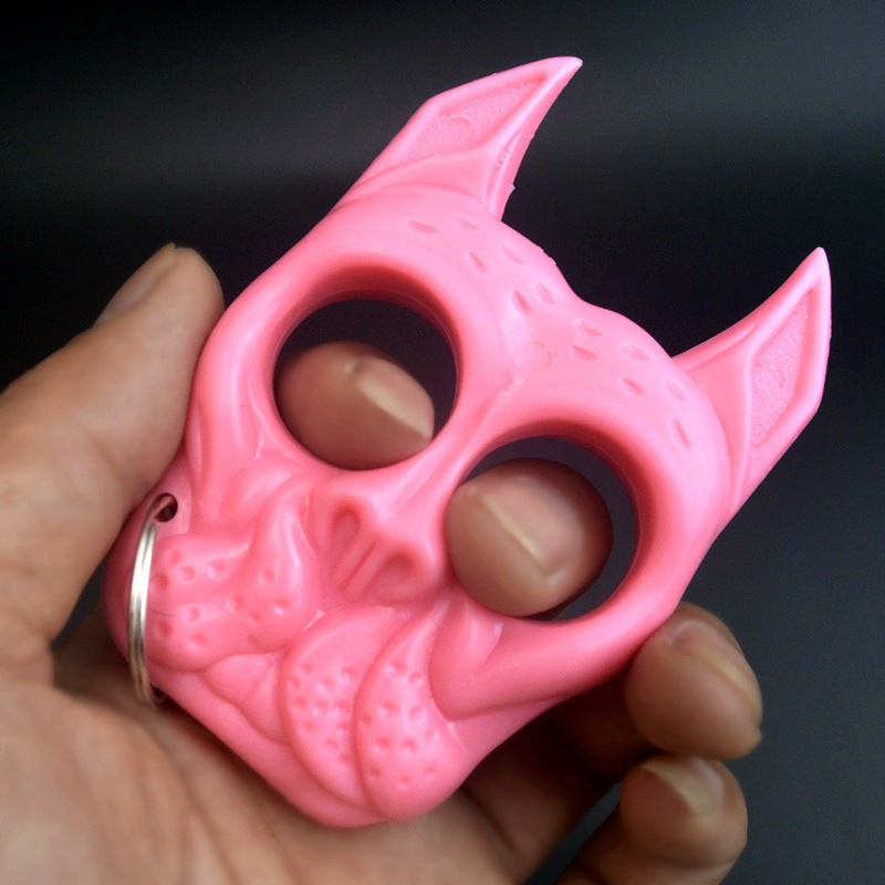 Creative Two Finger Dog Keychain Tool