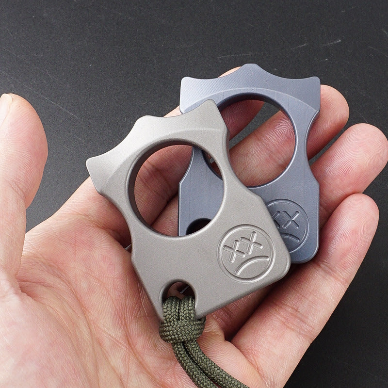 Titanium Alloy Mini Keychain Bottle Opener Portable EDC Tool