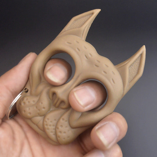 Creative Two Finger Dog Keychain Tool