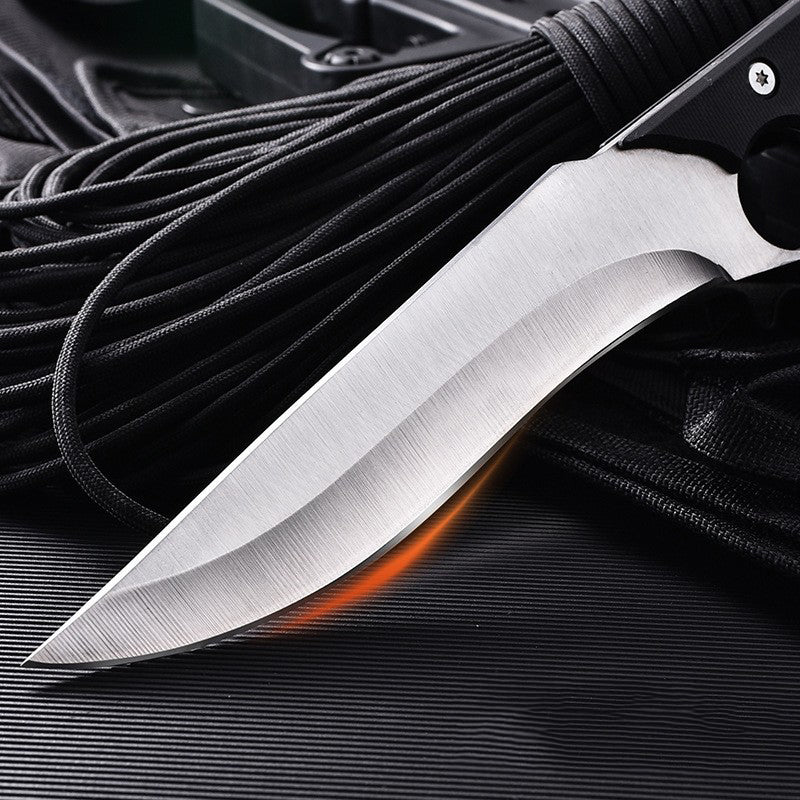 Outdoor Four-Finger Portable Handle Tool Silver Gray