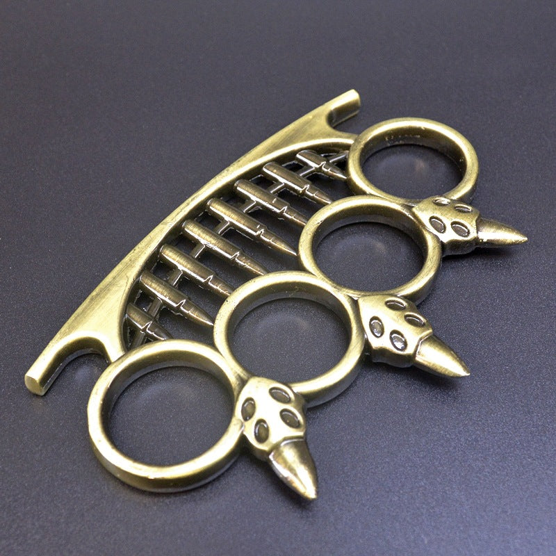 Zinc Alloy Four-finger Fence with Smile Shape Outdoor Tool
