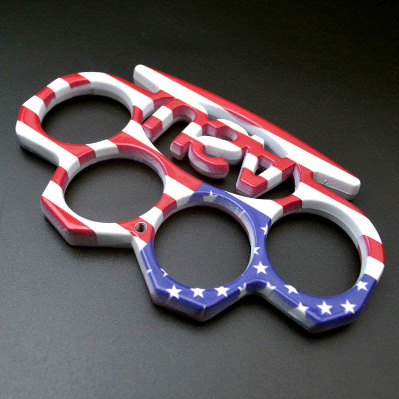 Patterned Finger Outdoor Camping Ring EDC Tool