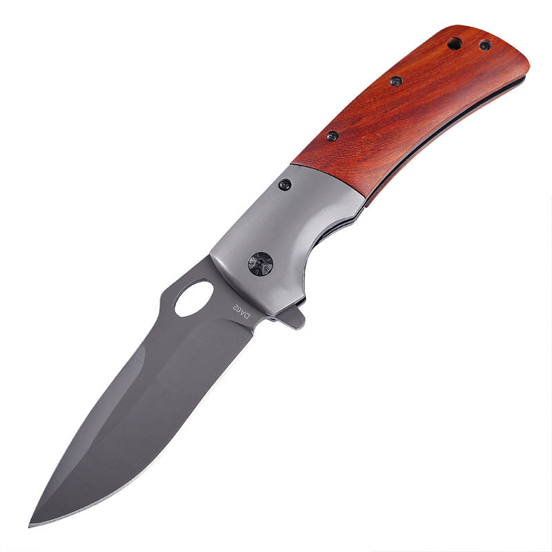 Outdoor Folding EDC Pocket Tool with Gray Titanium Plating Surface
