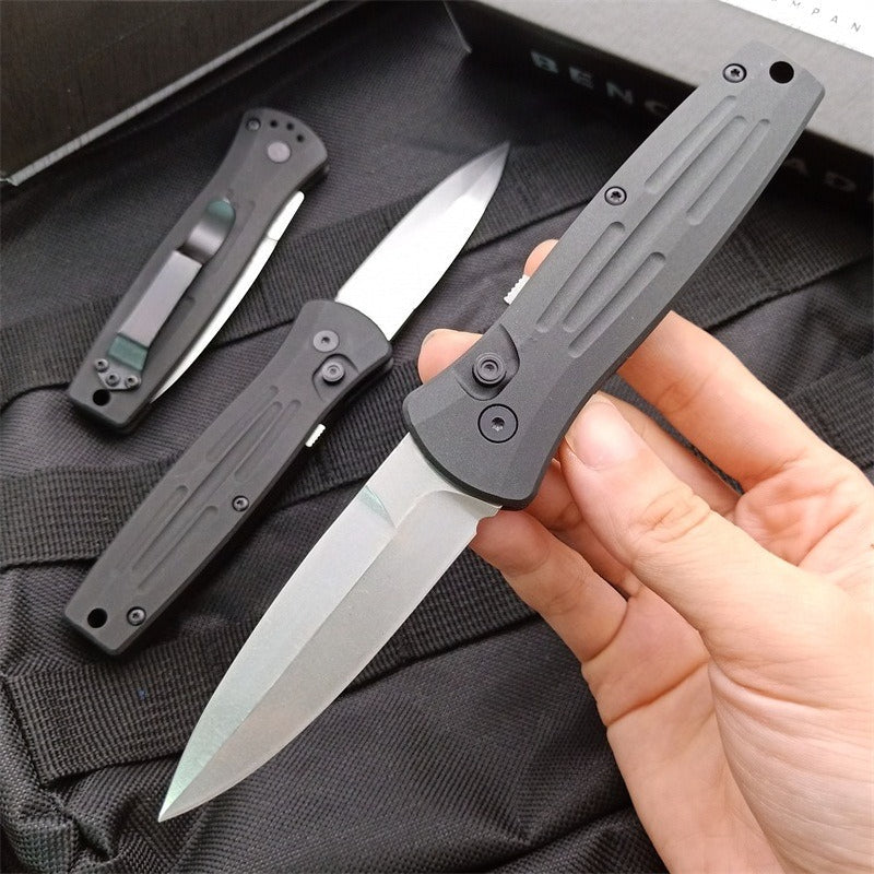 BM3551 Black Stonewashed 154CM Steel Outdoor Folding Knife