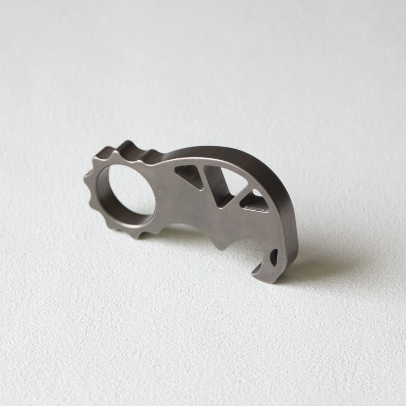 Titanium Monster Bottle Opener Multi-Function Keychain EDC Backpack Tool